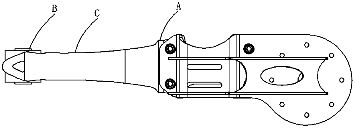 Novel air suspension guide arm and automobile comprising same