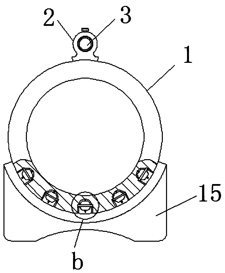 A municipal drainage pipe