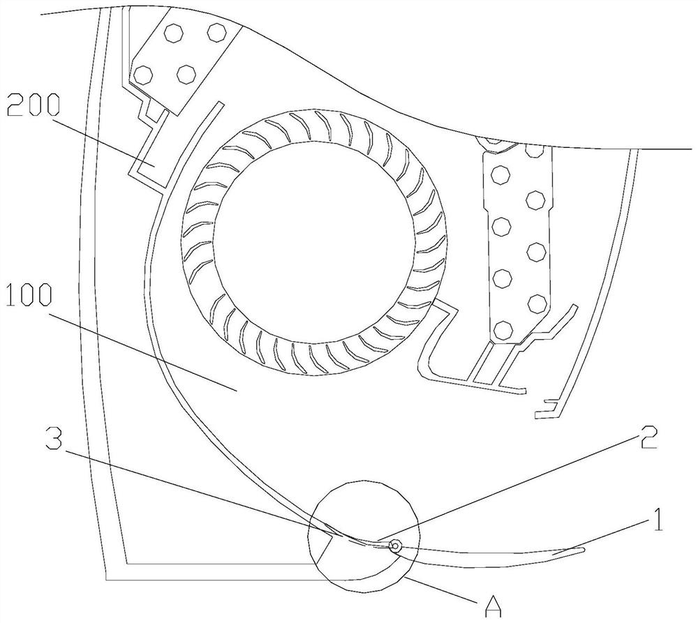 Air guiding structure and air conditioner having the same