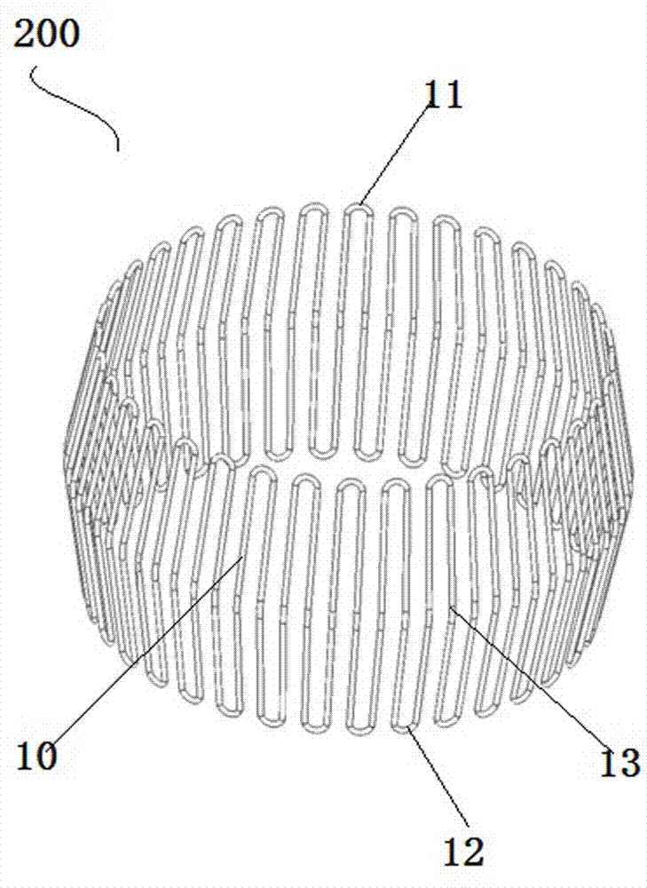 A return spring and a static contact device using the return spring