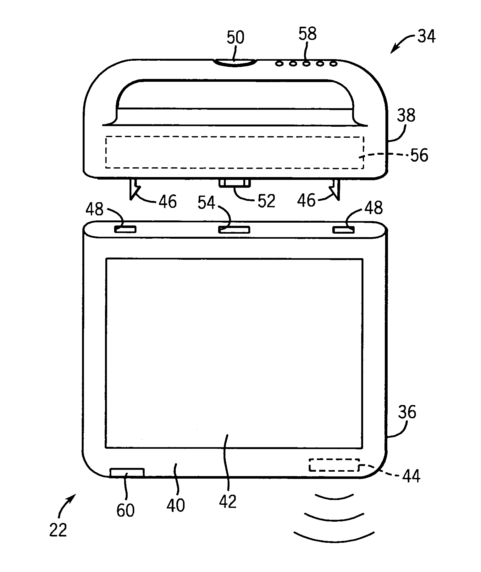 Wireless X-ray detector power system and method