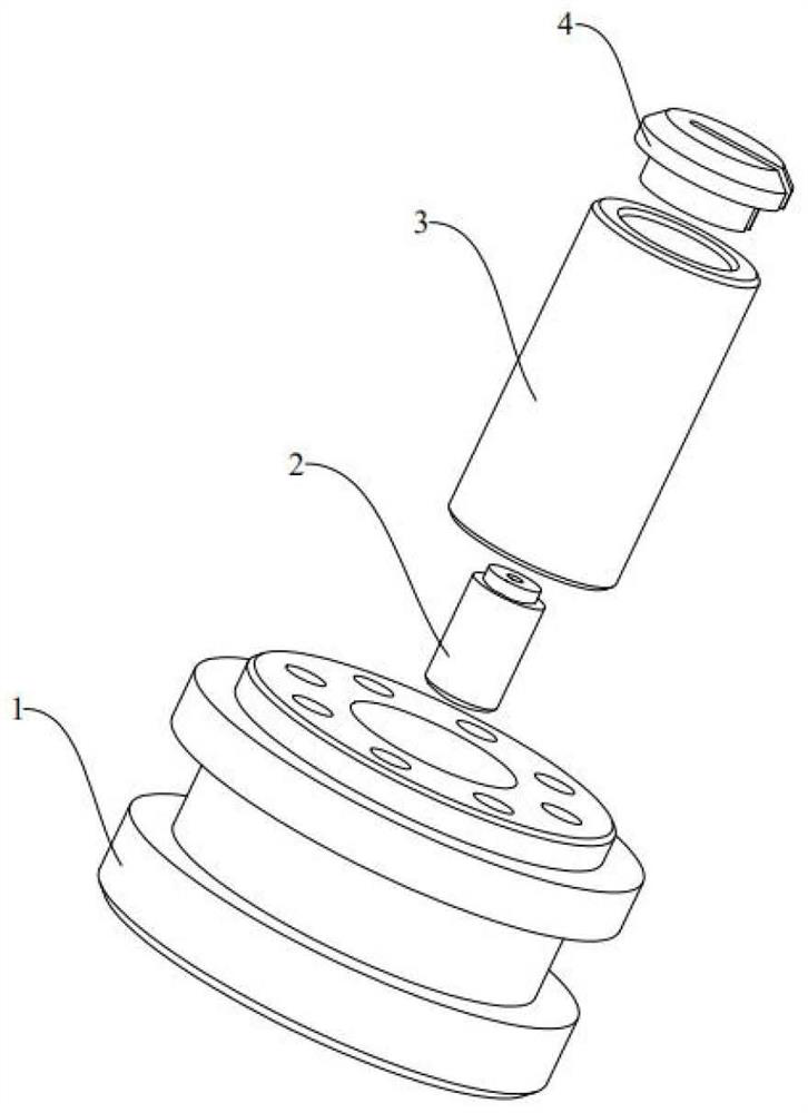 A kind of assembly process of magnetron cathode assembly