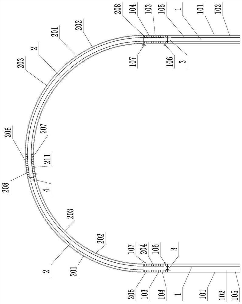 Prefabricated Hollow Sandwich Steel Tube Concrete Arch Frame and Its Construction Method