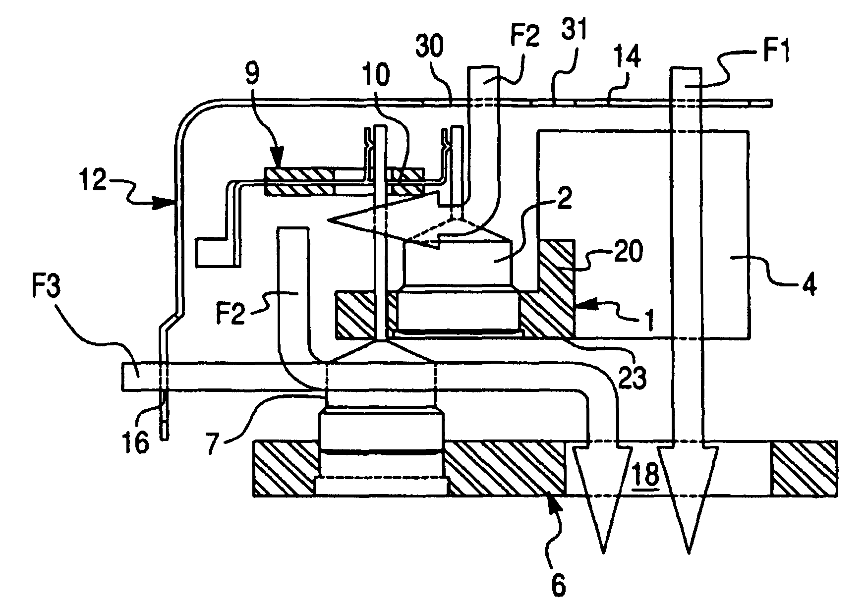 Current rectifier assembly for rotating electrical machines, in particular motor vehicle alternator