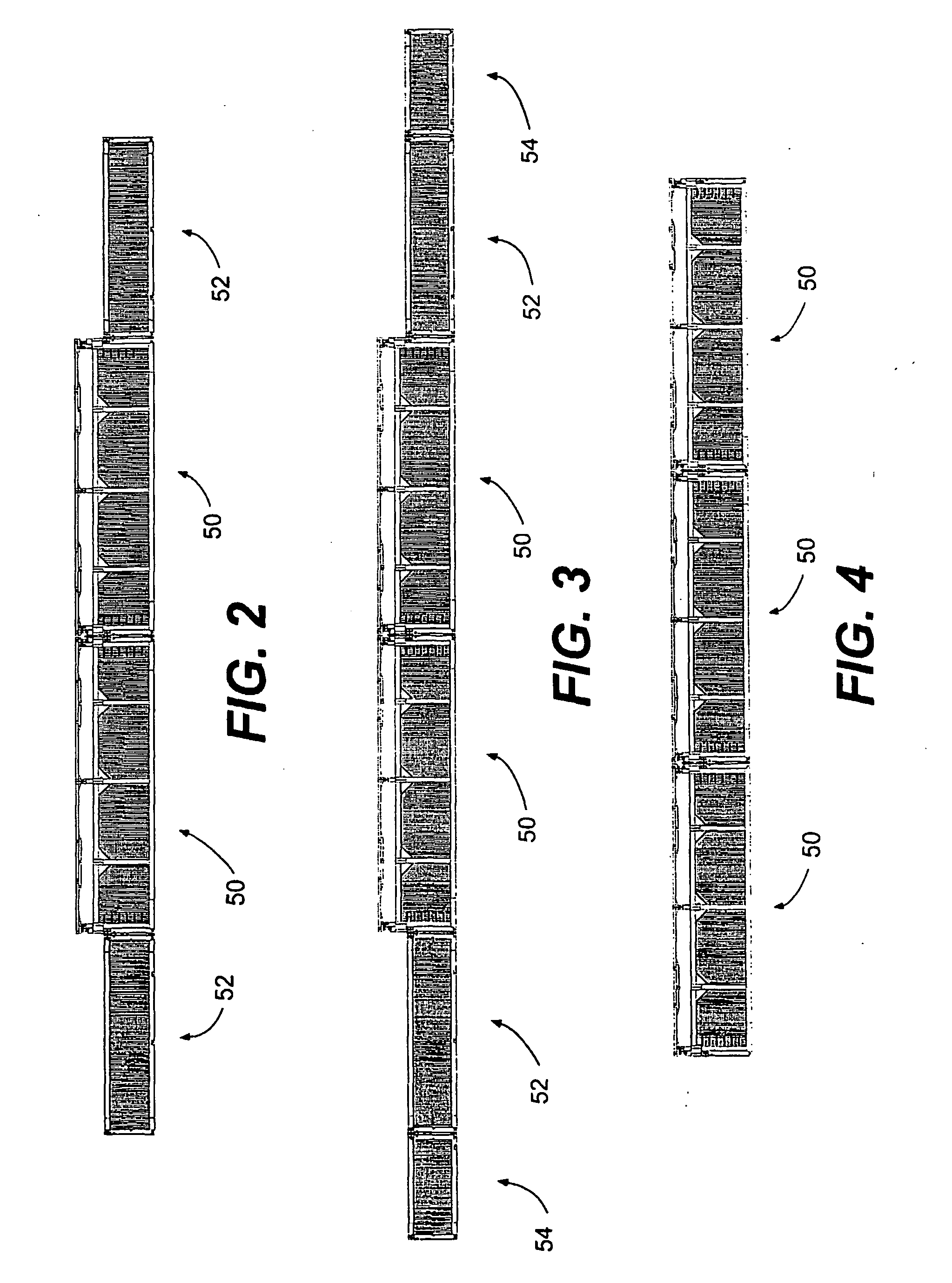 Transport container for wind turbine blades