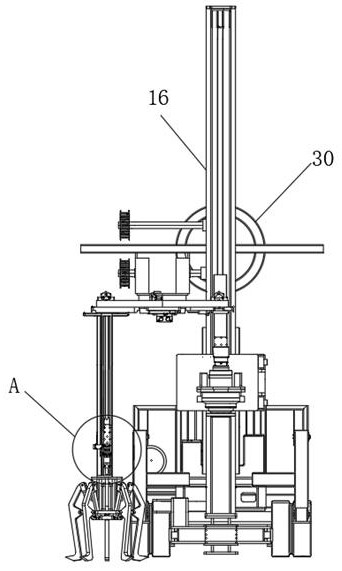 High-voltage transmission line ground wire operation device