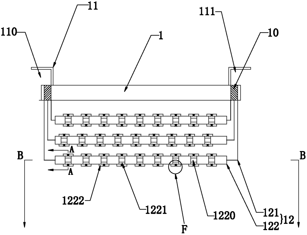 Radiator for collecting waste heat energy of air compressor and collecting method thereof