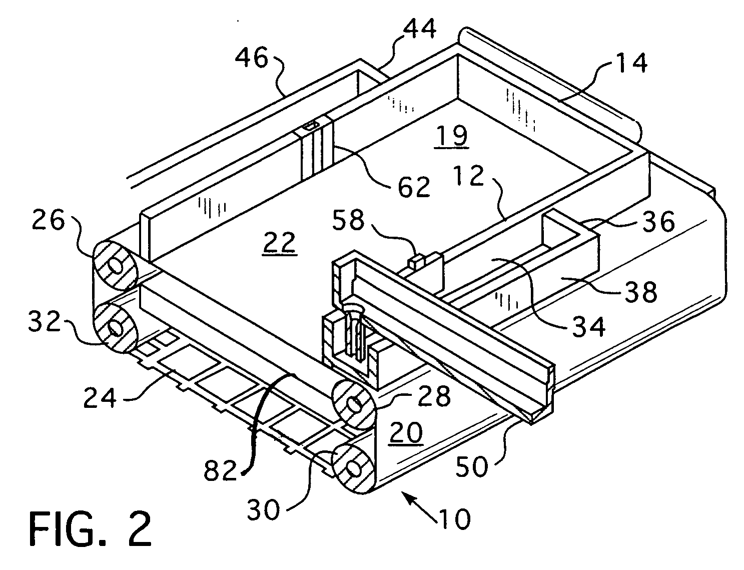 Method of unidirectional solidification of castings and associated apparatus