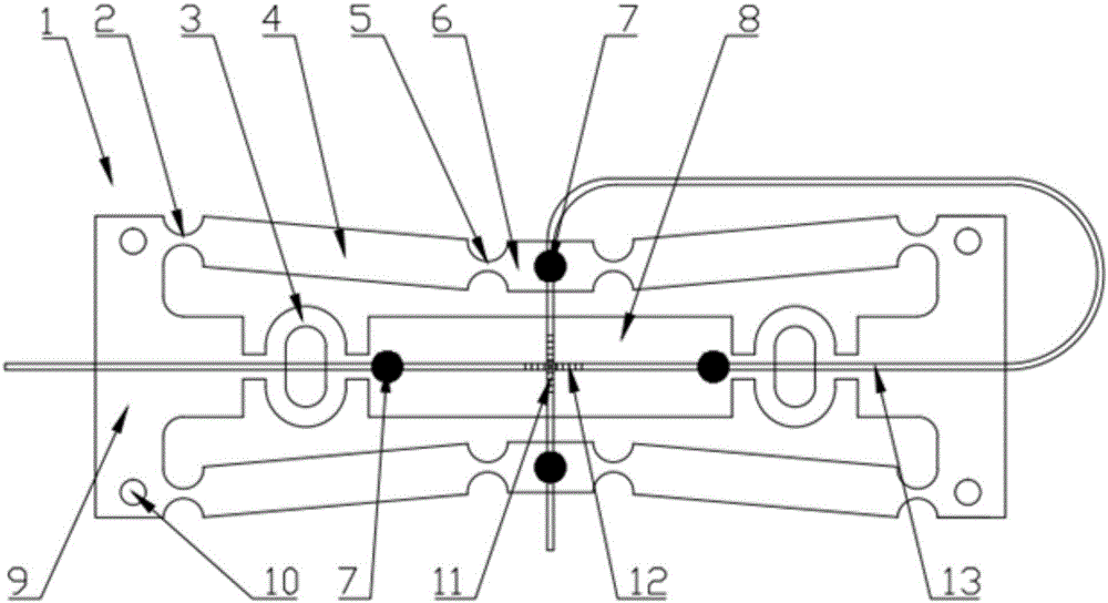 High-sensitivity fiber Bragg grating strain sensor based on flexible hinges