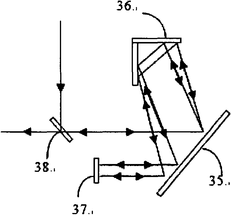 Device for generating high signal-to-noise ratio pulse based on frequency-doubling type cascading chirped pulse amplification