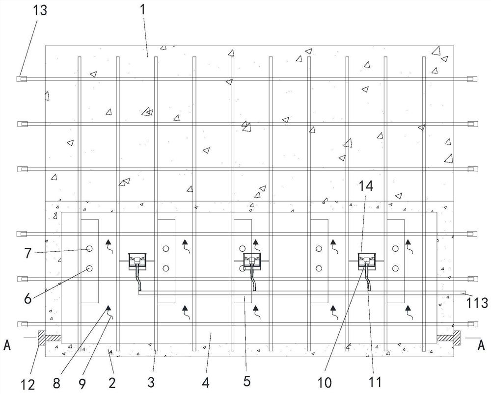 Fabricated building grouting teaching and practical training device