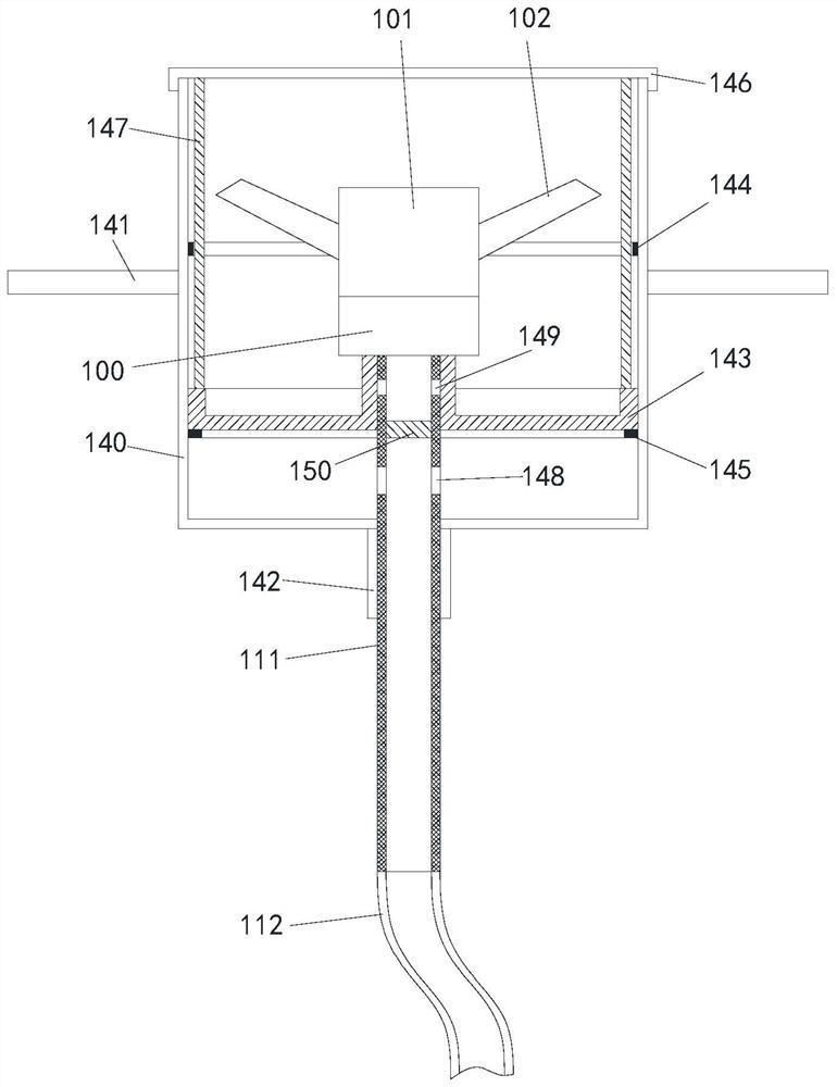 Fabricated building grouting teaching and practical training device