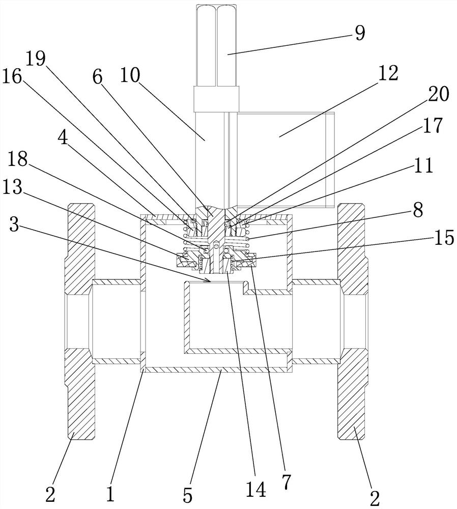 Gas emergency cut-off valve