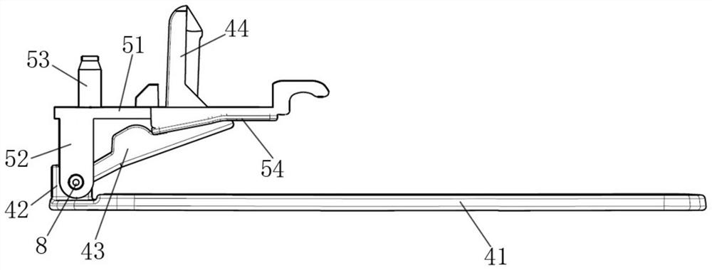 Hidden outward-opening handle structure