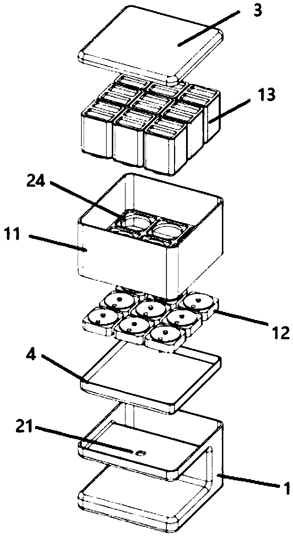 Medicine storage, distribution and throwing device for household automatic wisdom medicine box