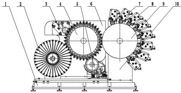 High-speed shaftless driven metal tank printer