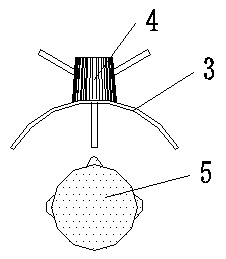 Physiotherapy instrument for nursing after oral cavity operation