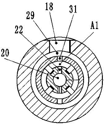 Hydraulic excitation high-frequency linear impact device