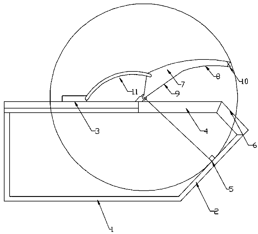 Compression garbage truck with top-mounted pushing mechanisms