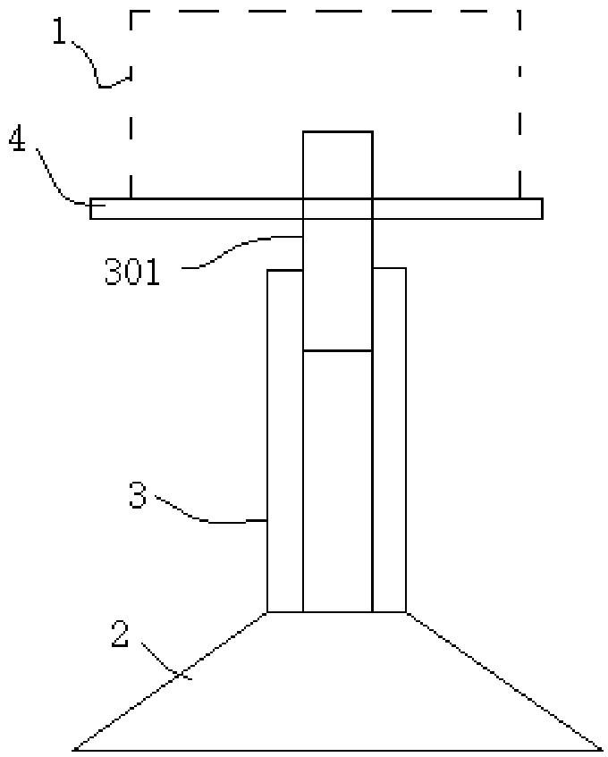 A device for replacing the fan yaw brake clip and the external cooling fan of the generator