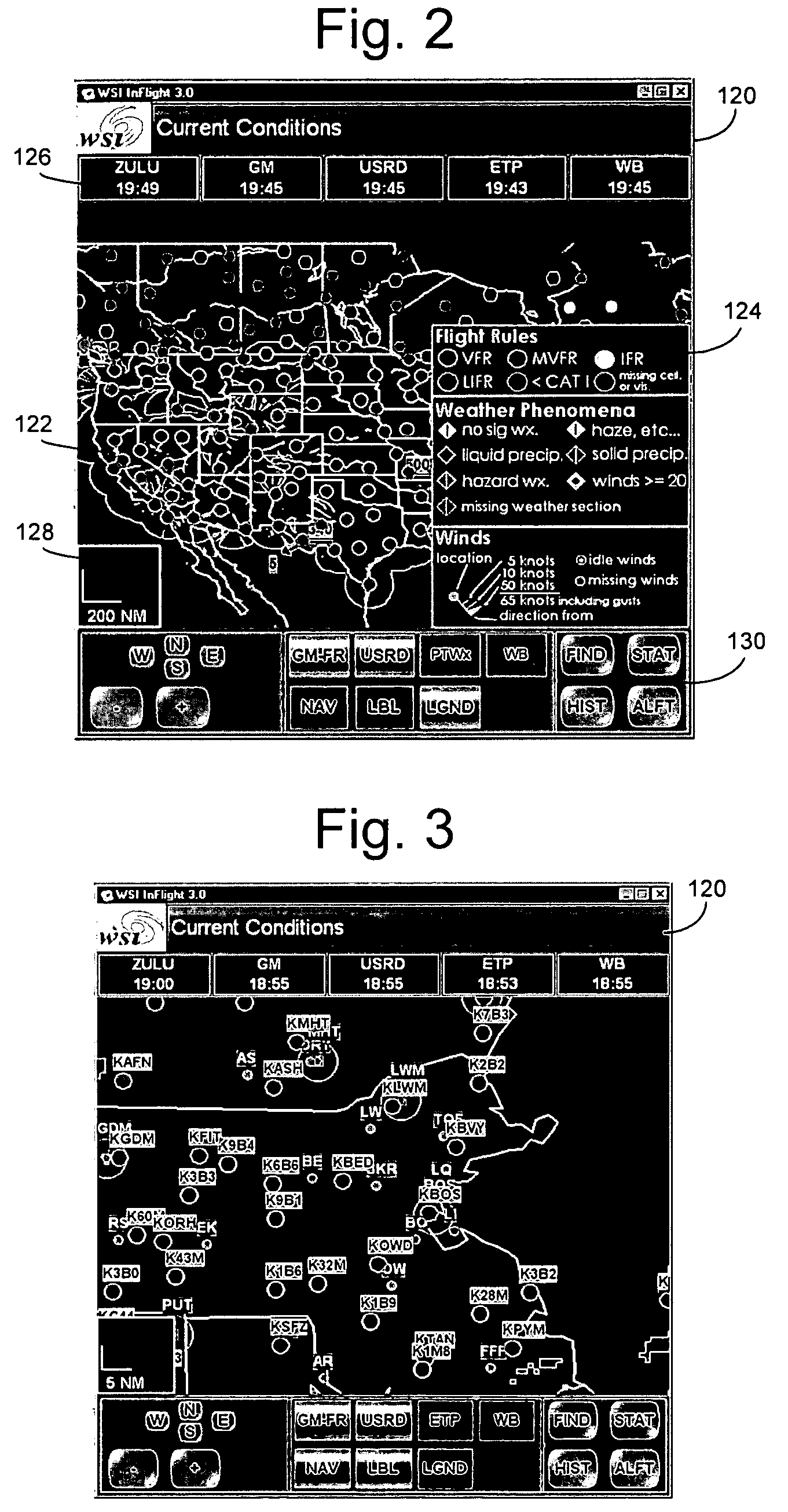 Inflight weather service