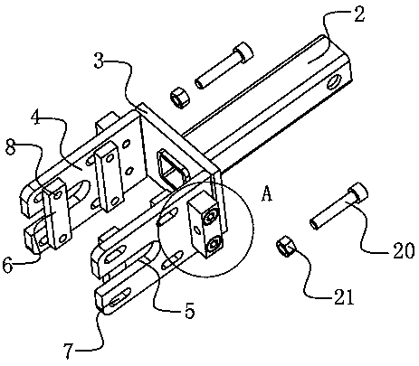 Connecting device with speed changing function for transmission gear