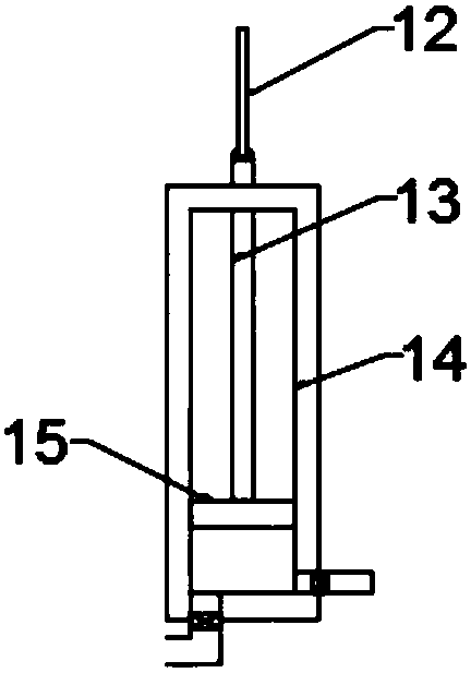 Swinging municipal garden pesticide spraying device