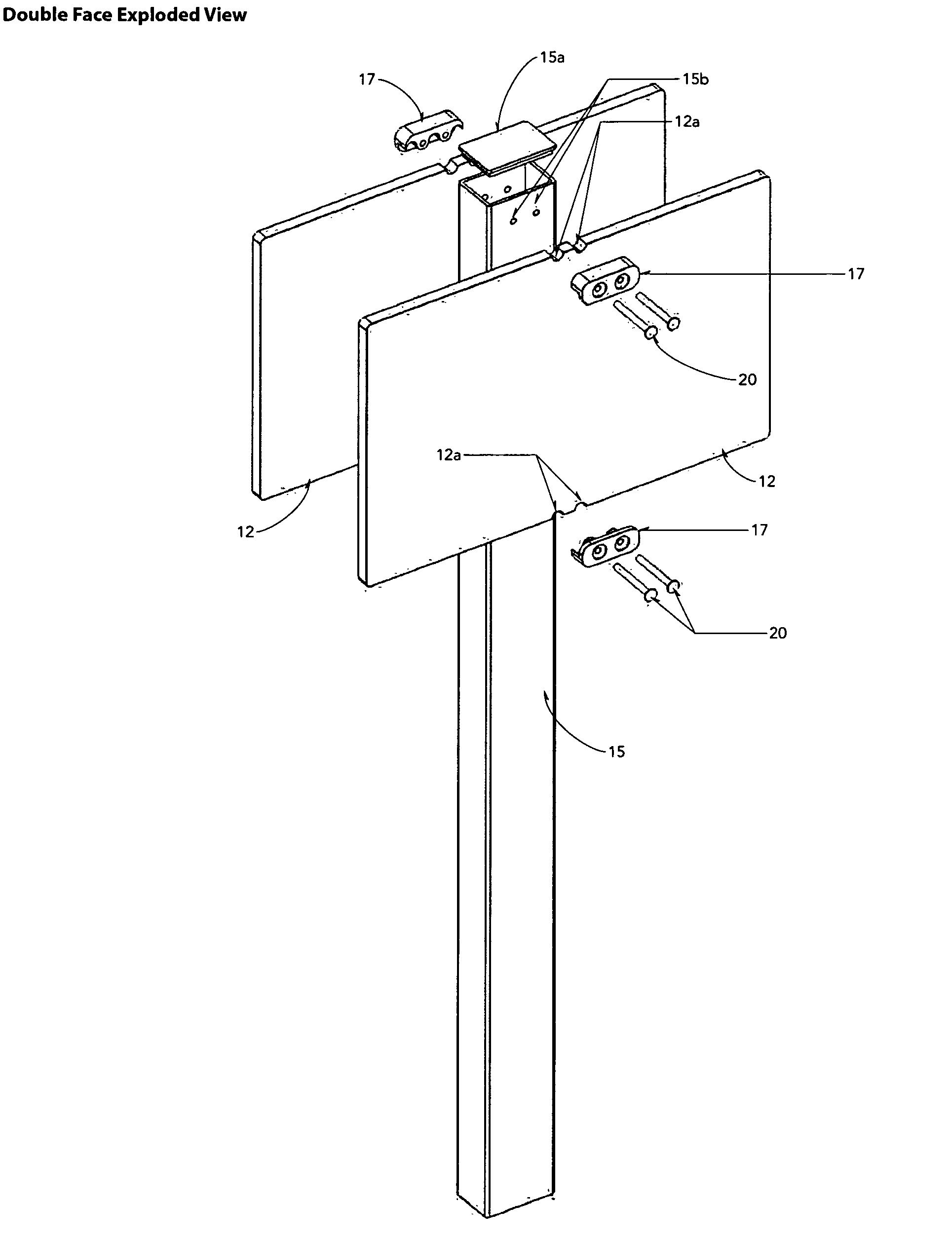 Button capture sign system