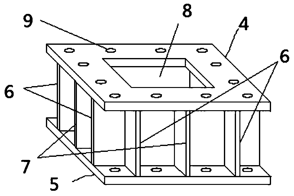 Assembling joint of reinforced concrete column and assembling method