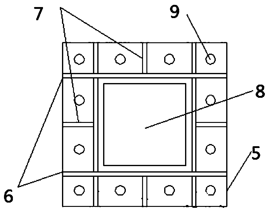 Assembling joint of reinforced concrete column and assembling method