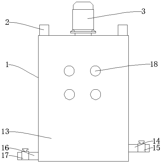 Sewage treatment filtering and settling tank with multistage filtering function