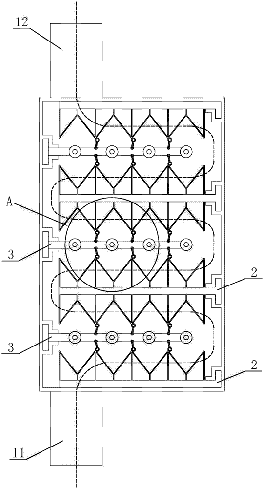 Long-diameter micro-optic resonance waste gas treatment device