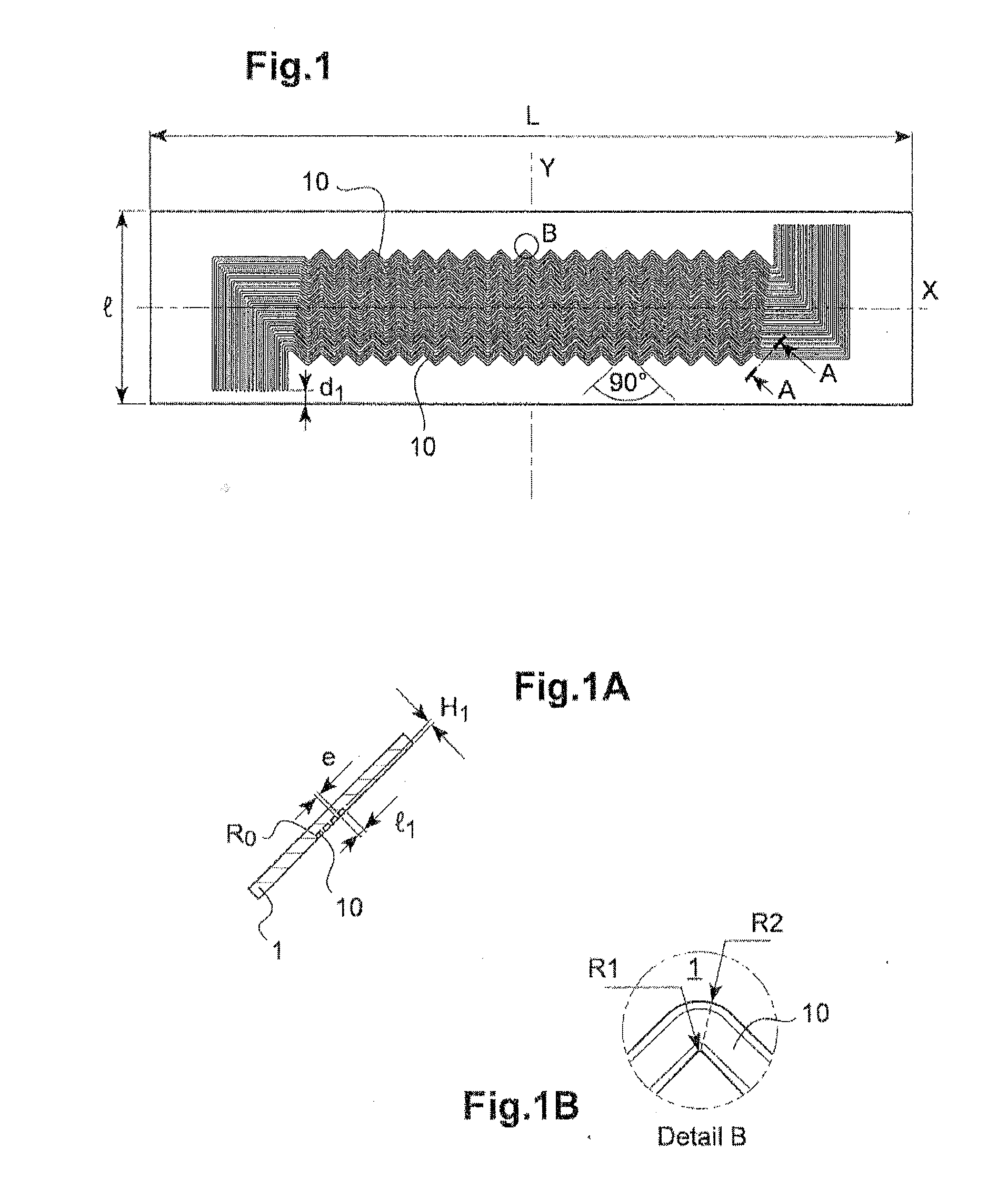 Method for producing a heat exchanger module having at least two fluid flow circuits