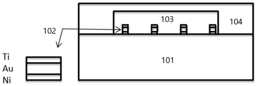 Zinc oxide electric bridge ultraviolet detection unit and preparation method thereof