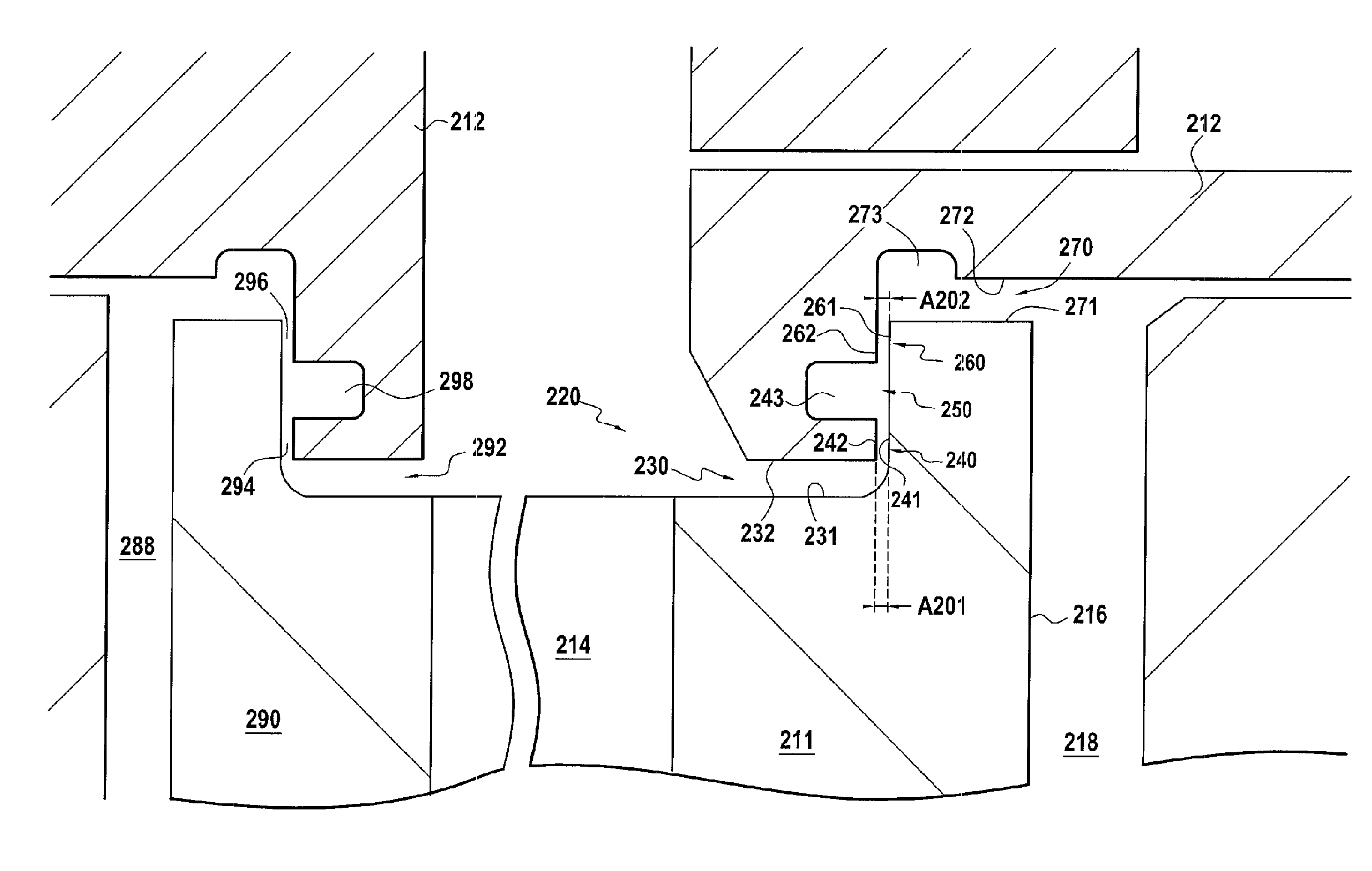 Pump having an axial balancing device