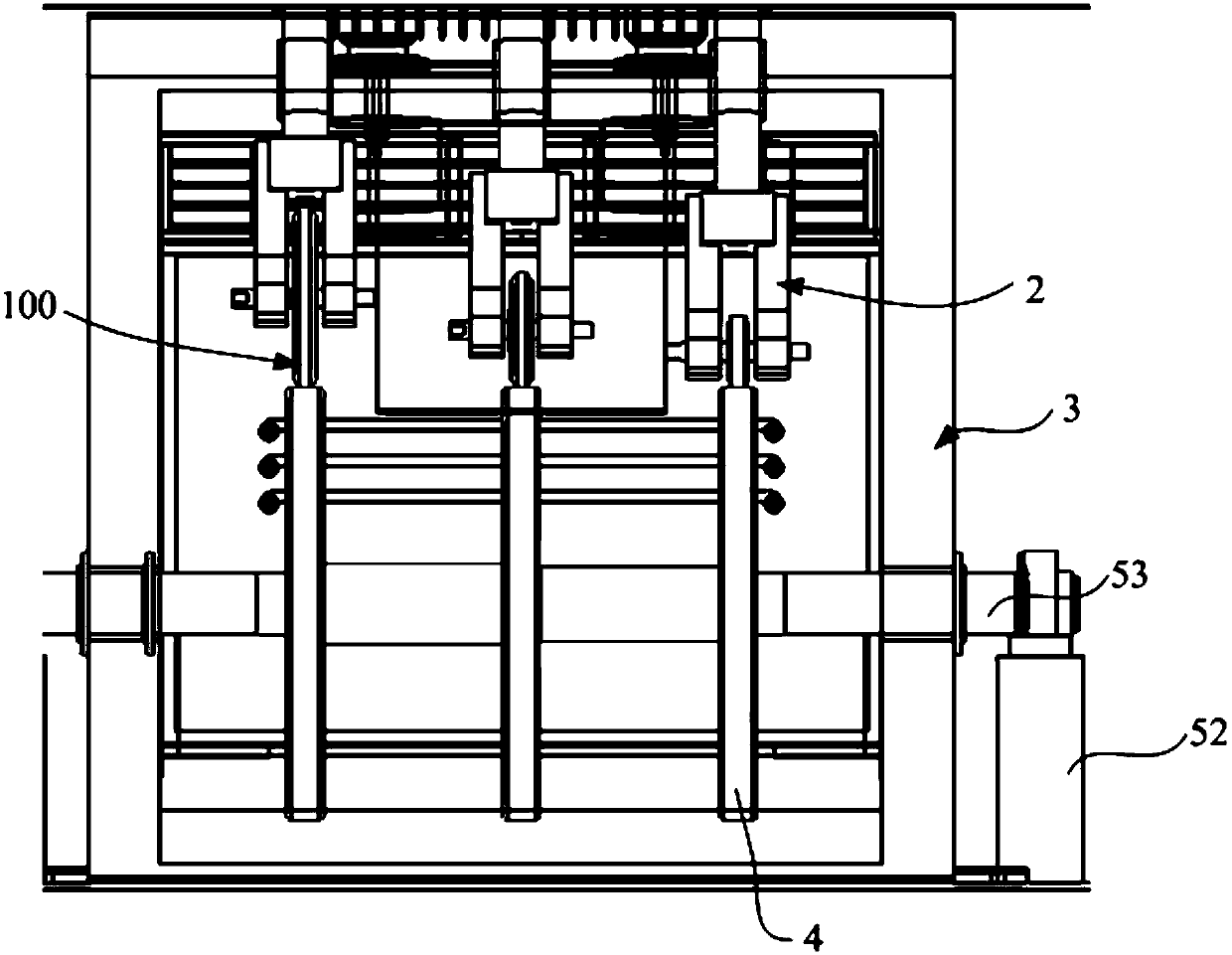 Roller fatigue test device