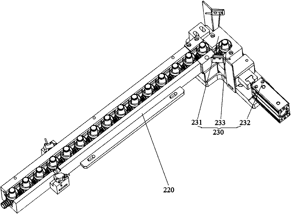 Cylindrical battery uniform glue dispensing mechanism