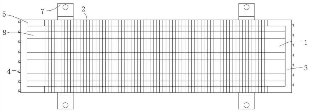 Construction and installation method for partition wall board of constructional engineering