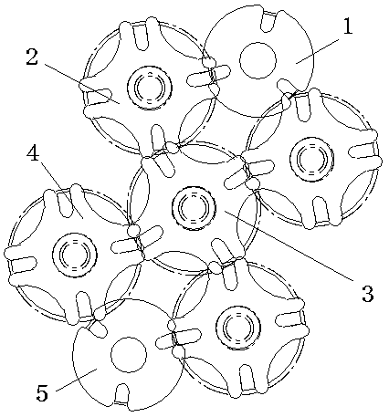 Entwined drive-cross system for national costume decoration belt knitting machine