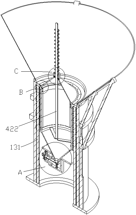 A cleaning device for solar photovoltaic panels