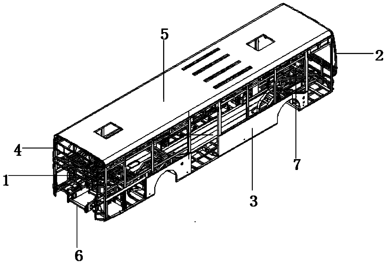 Welding process of lightweight new energy all-aluminum passenger car