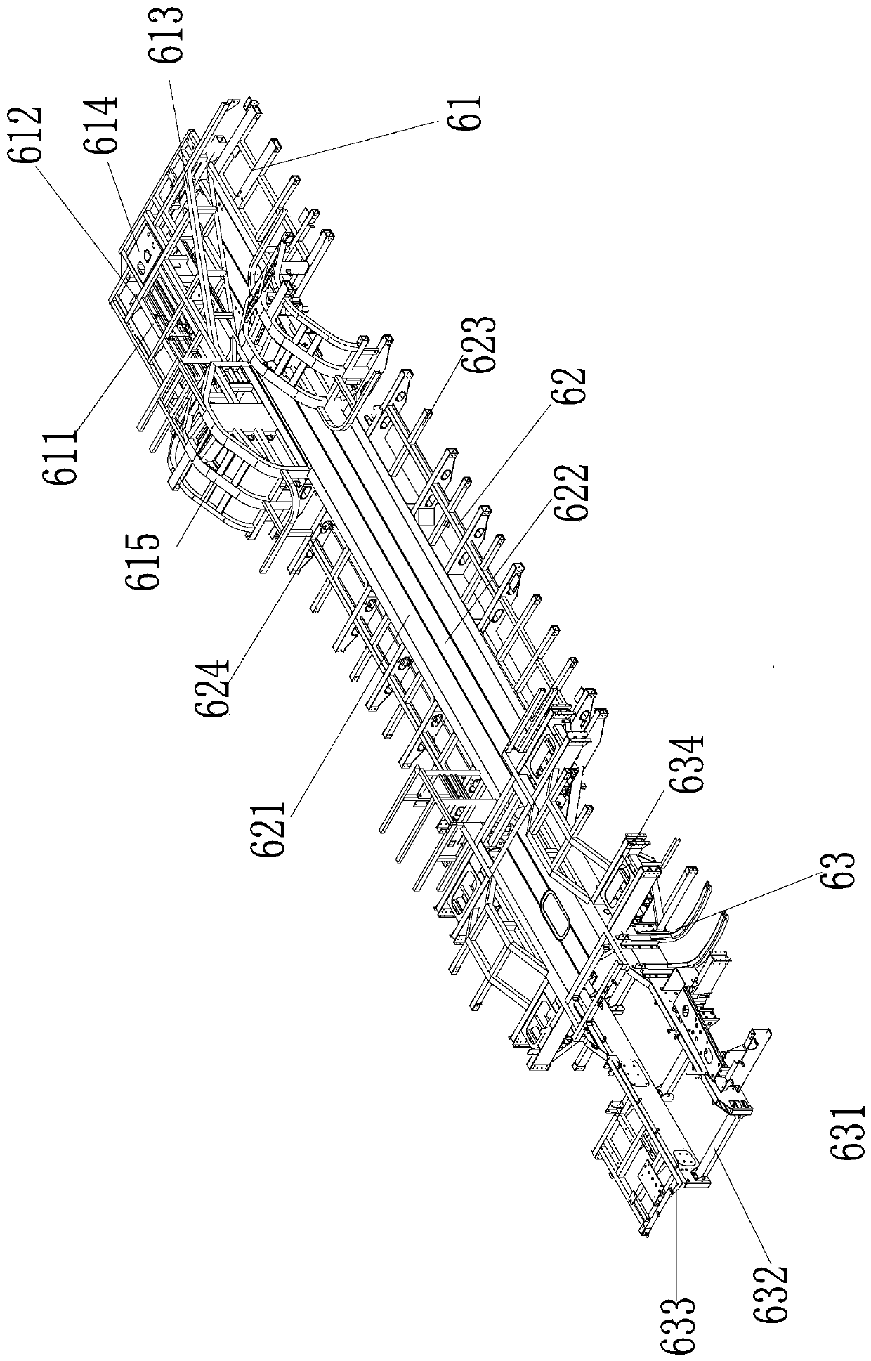 Welding process of lightweight new energy all-aluminum passenger car