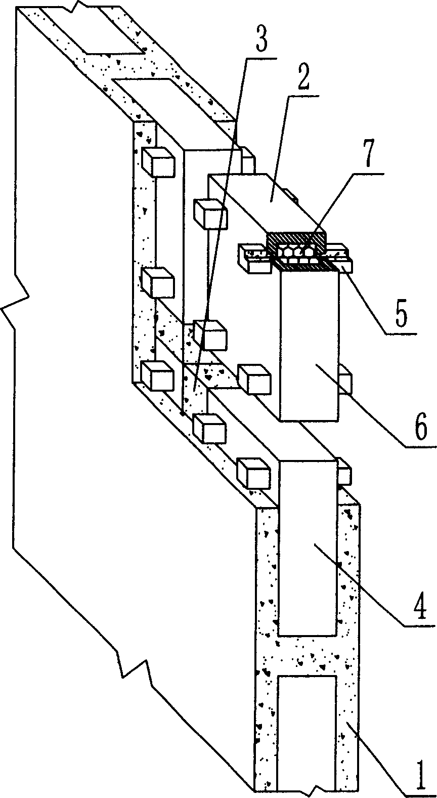 Rainforced concrete light slab