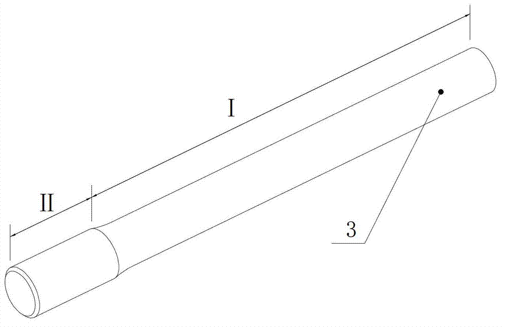 Device for compositely extruding spline shaft by means of medium-high frequency induction heating and vibrating and technology therefor