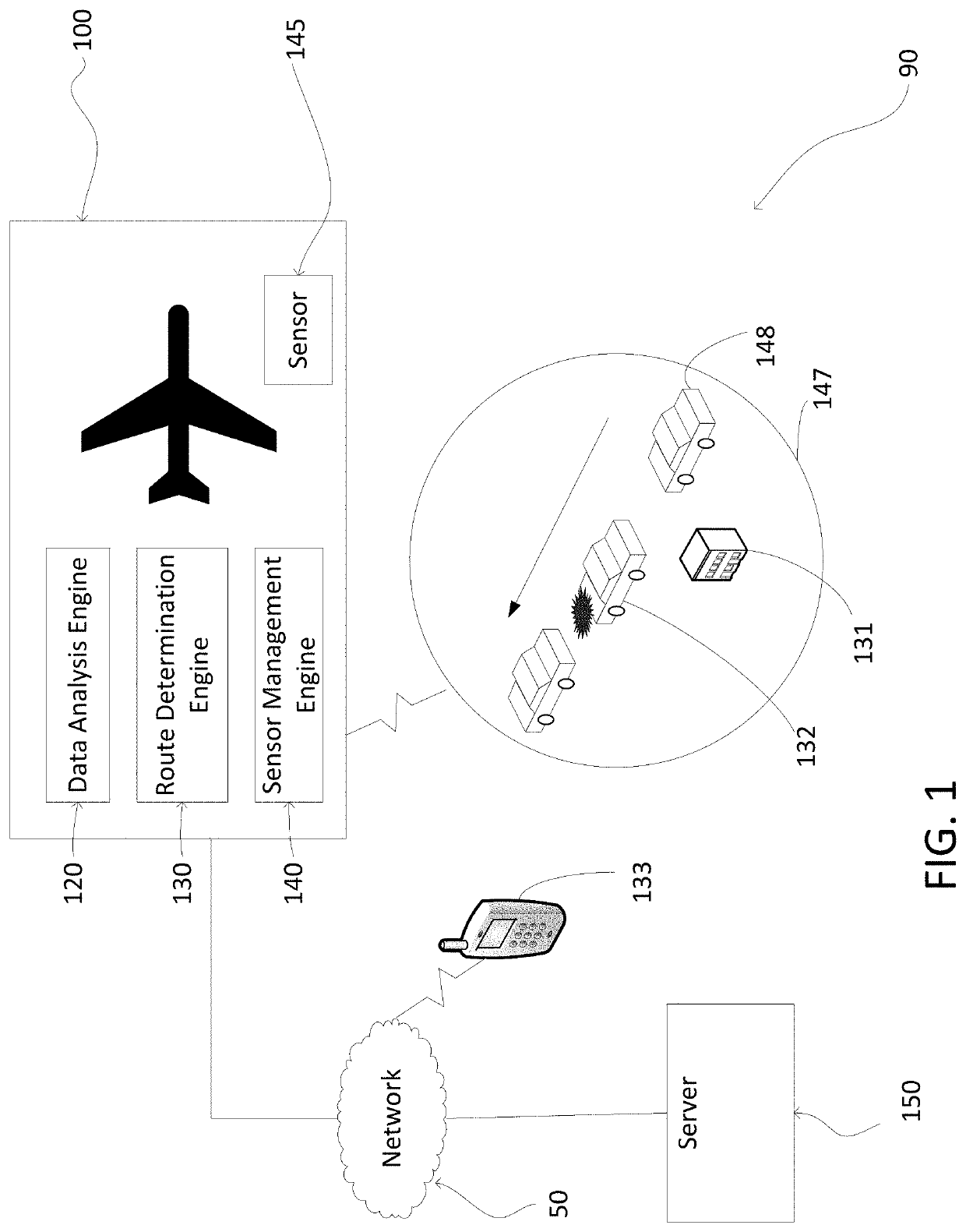 Traffic drone system