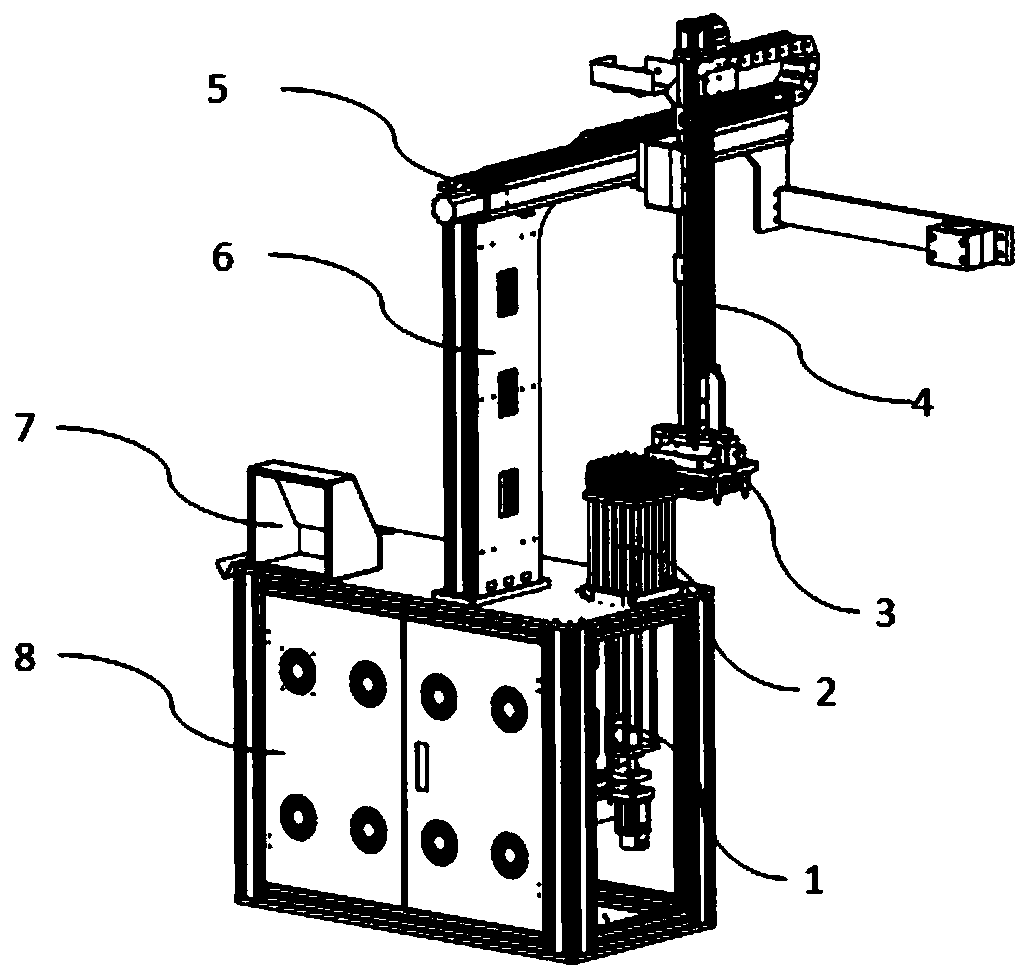 Intelligent placing device for seal ring frameworks