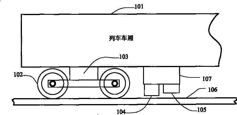 Auxiliary detection device and method of image processing for on-line flaw detection of rails