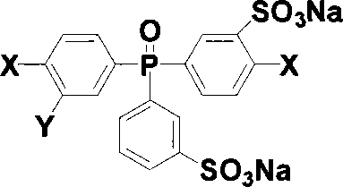 Sulfonated compound containing phosphinyl structure and preparation method thereof