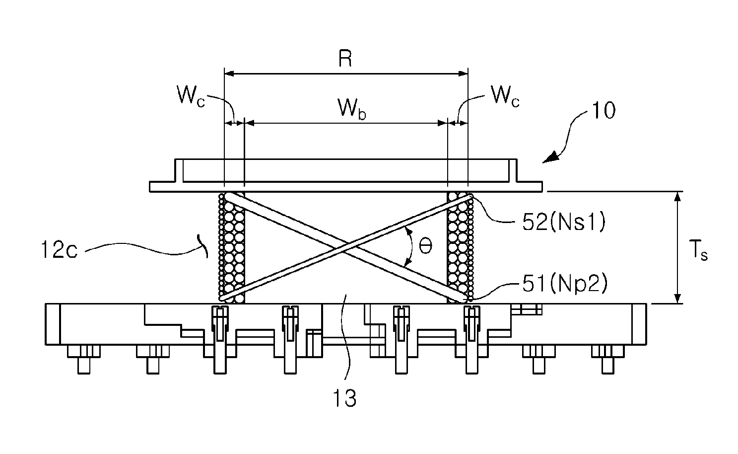 Transformer and power module having the same