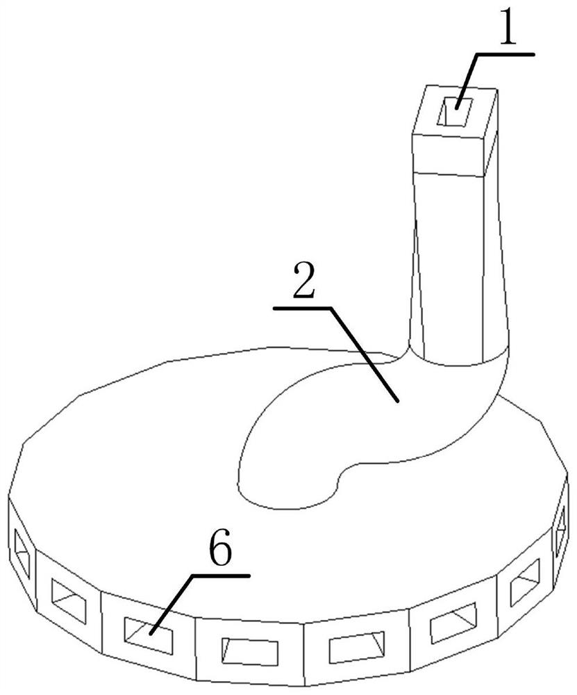 Rectangular Waveguide Radial Power Combiner